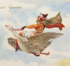 Royal Doulton für Huntley & Palmers Porzellan Alte Mutter Gans Keksdose