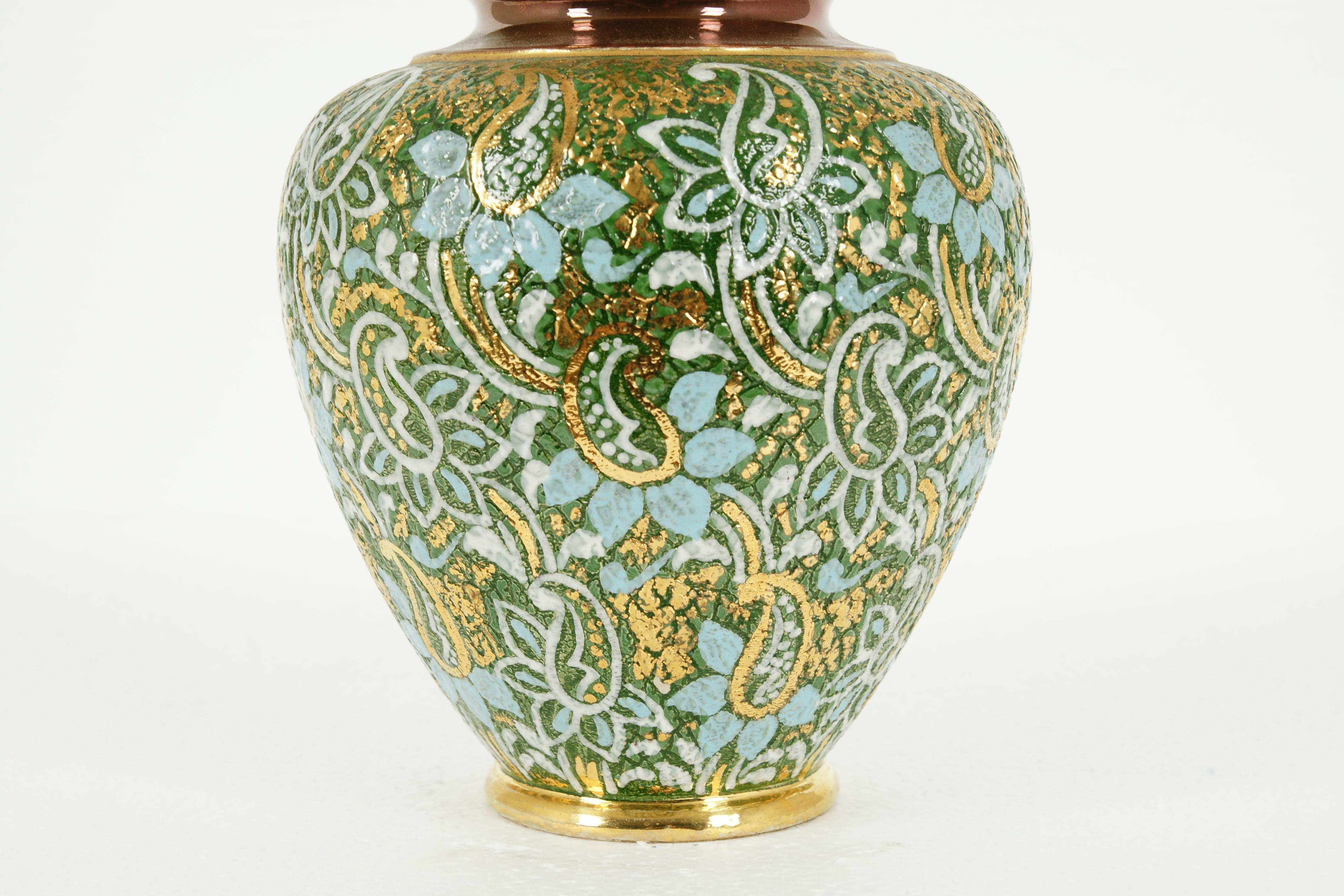 20th Century Royal Doulton Glazed Stoneware Slater Mantle Vase, England