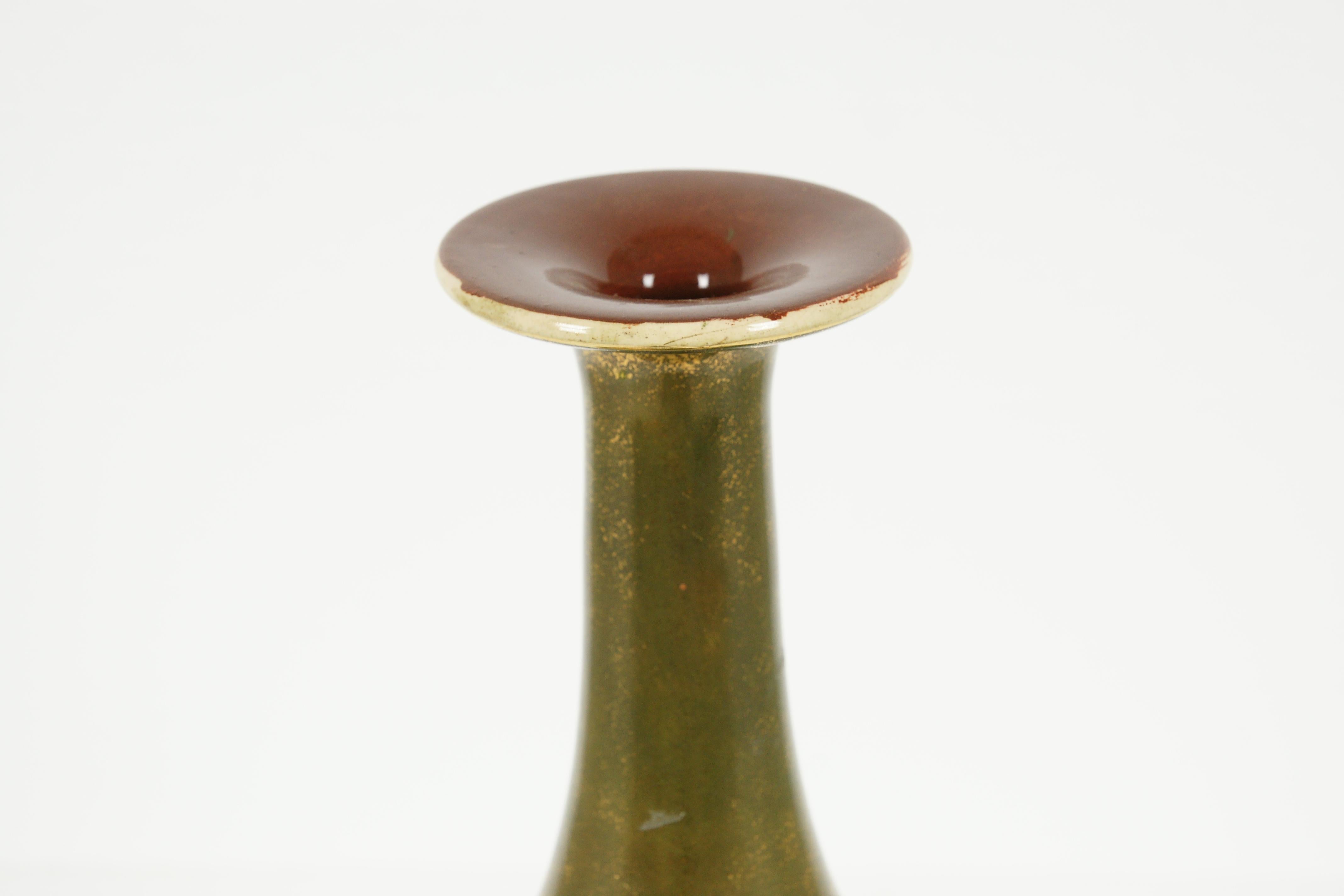 Royal Doulton Glazed Stoneware Slater Mantle Vase, England 1