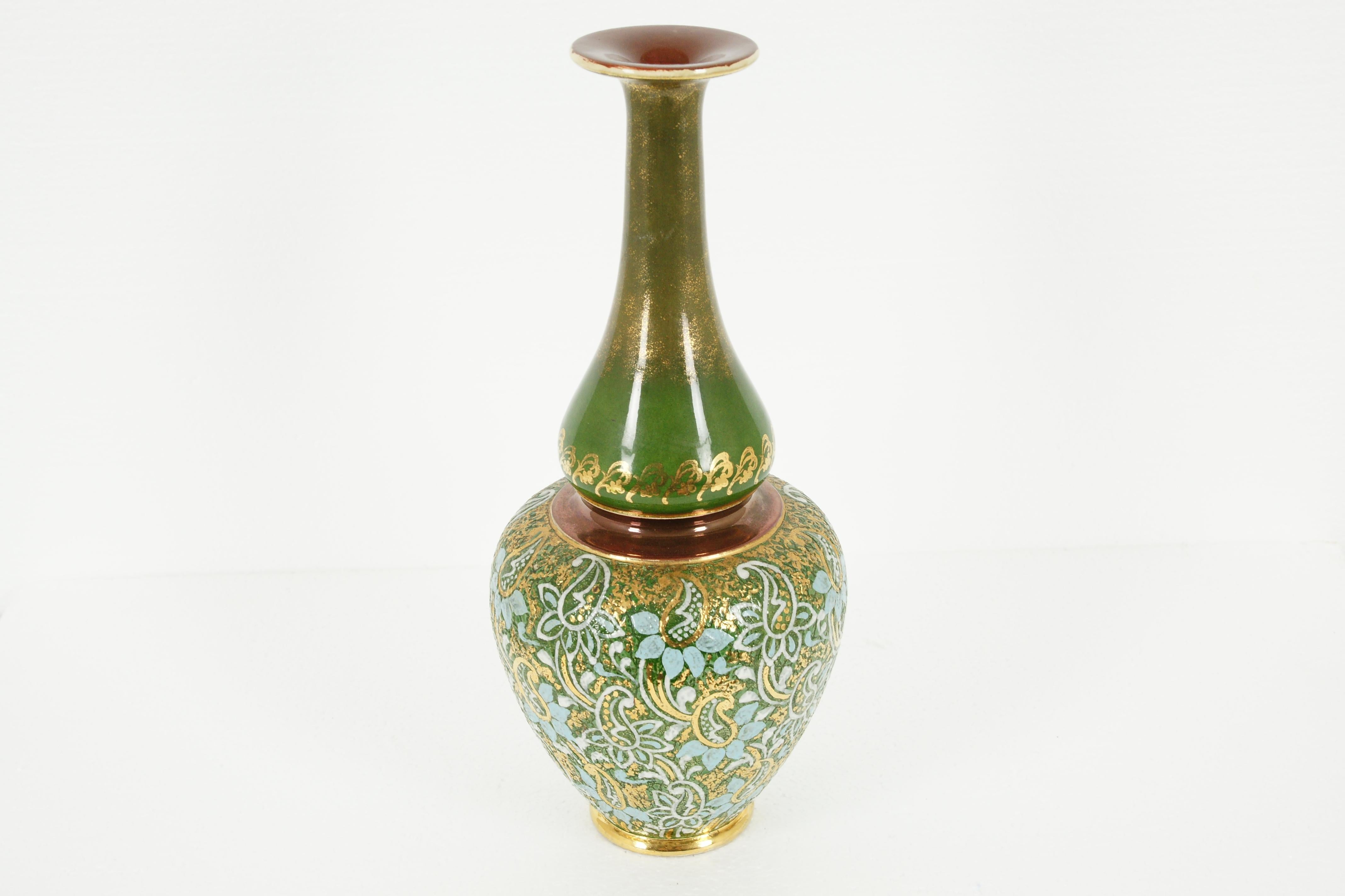 Royal Doulton Glazed Stoneware Slater Mantle Vase, England 2