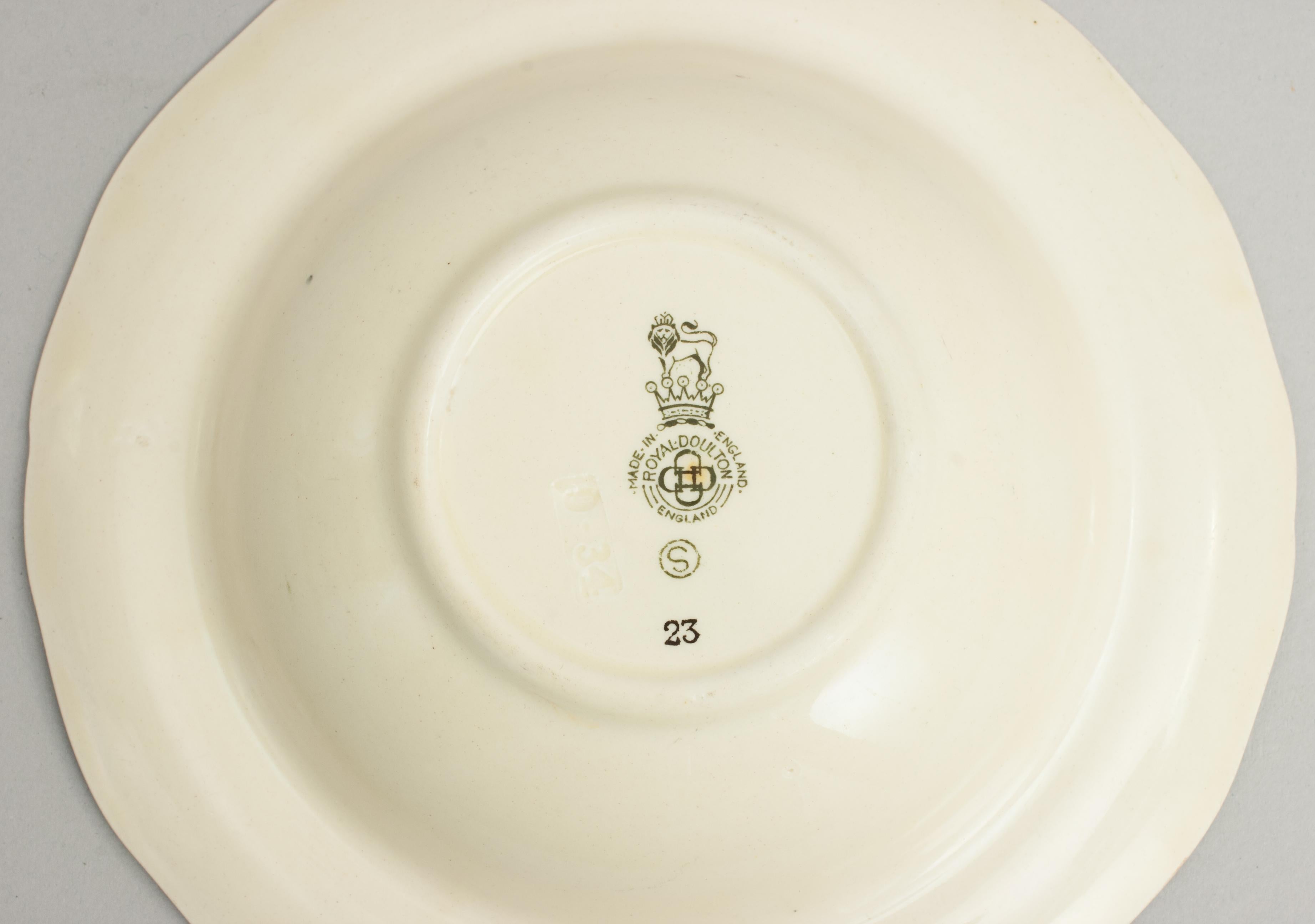 Ceramic Royal Doulton Golf Bowl, Series Ware For Sale