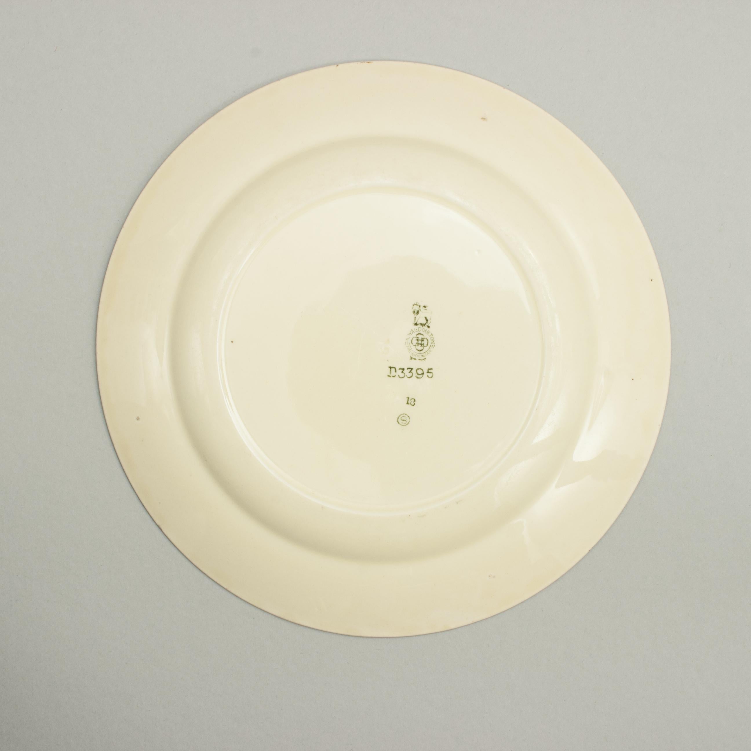 Ceramic Royal Doulton Golf Plate, Series Ware For Sale