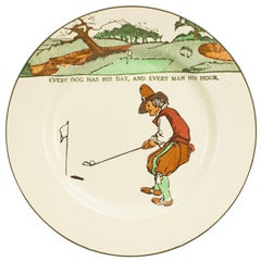 Royal Doulton Golf Plate, Series Ware
