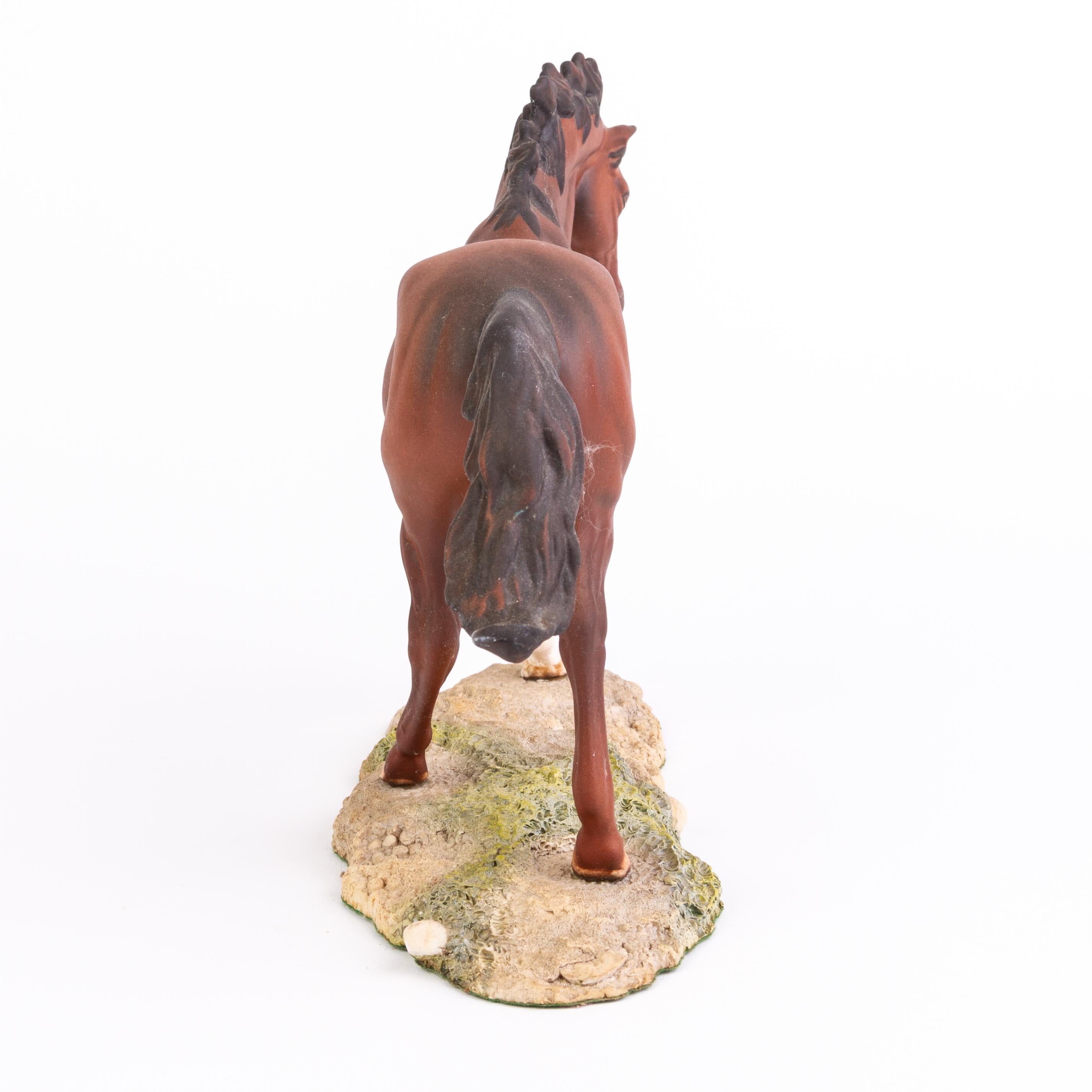 In good condition
From a private collection
Free international shipping
Royal Doulton Hand Painted Porcelain Horse Sculpture 