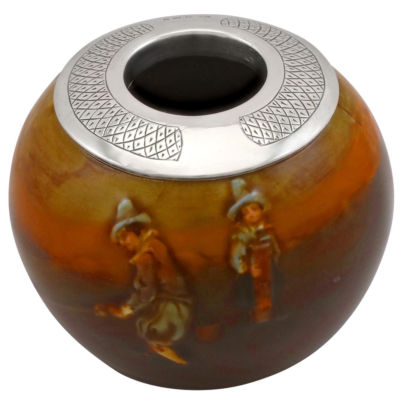 Vintage French Ceramic Match Striker at 1stDibs