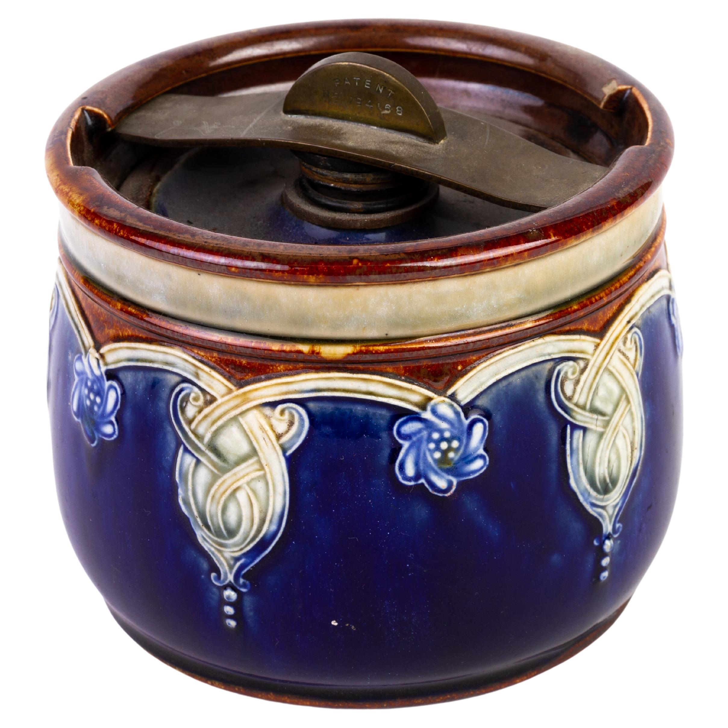 Royal Doulton Lambeth Ceramic Tobacco Jar 