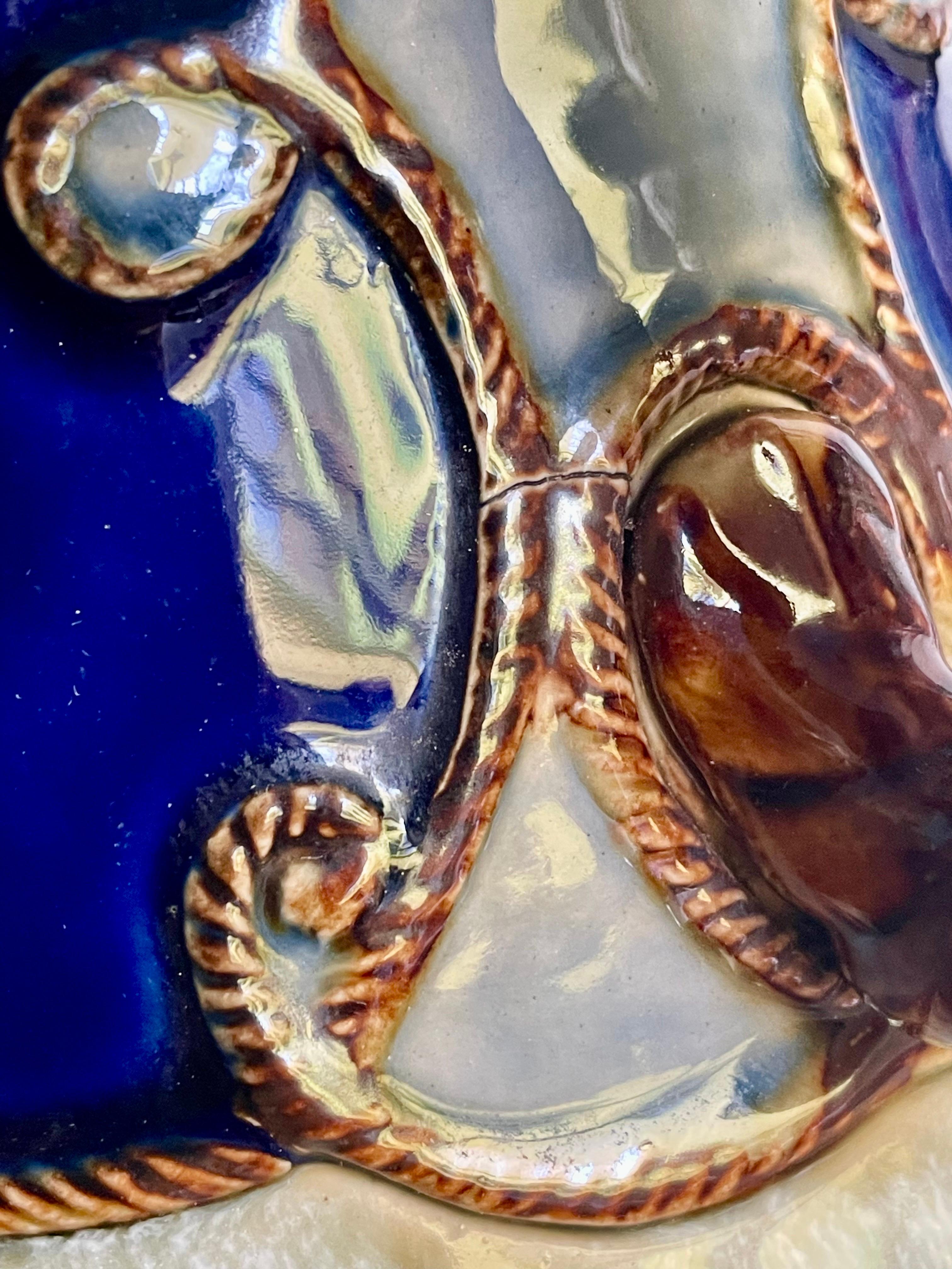 Royal Doulton Lord Nelson Memorial Large Stoneware Loving Cup Centerpiece (pièce maîtresse en grès) en vente 3