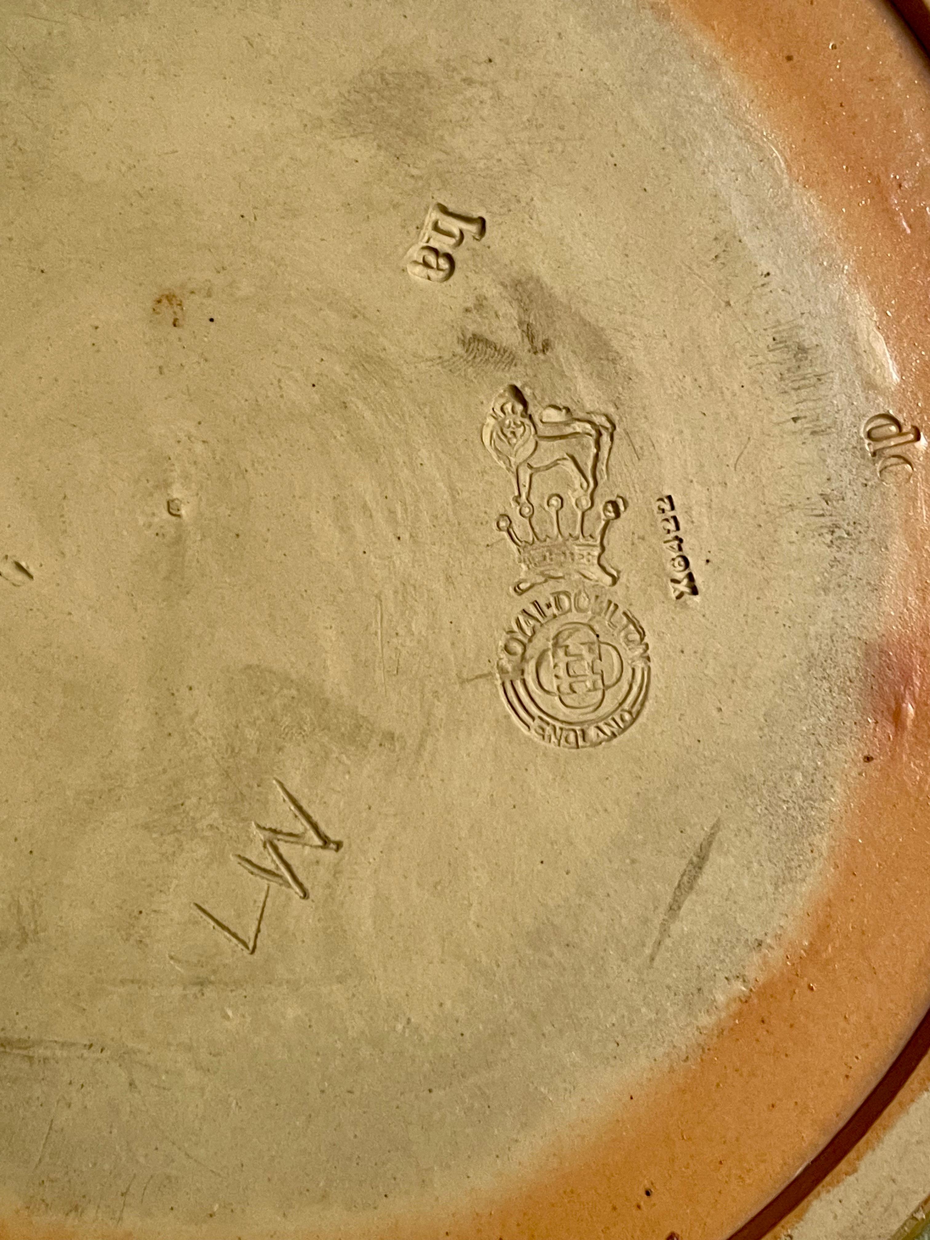 Royal Doulton Lord Nelson Memorial Large Stoneware Loving Cup Centerpiece (pièce maîtresse en grès) en vente 7