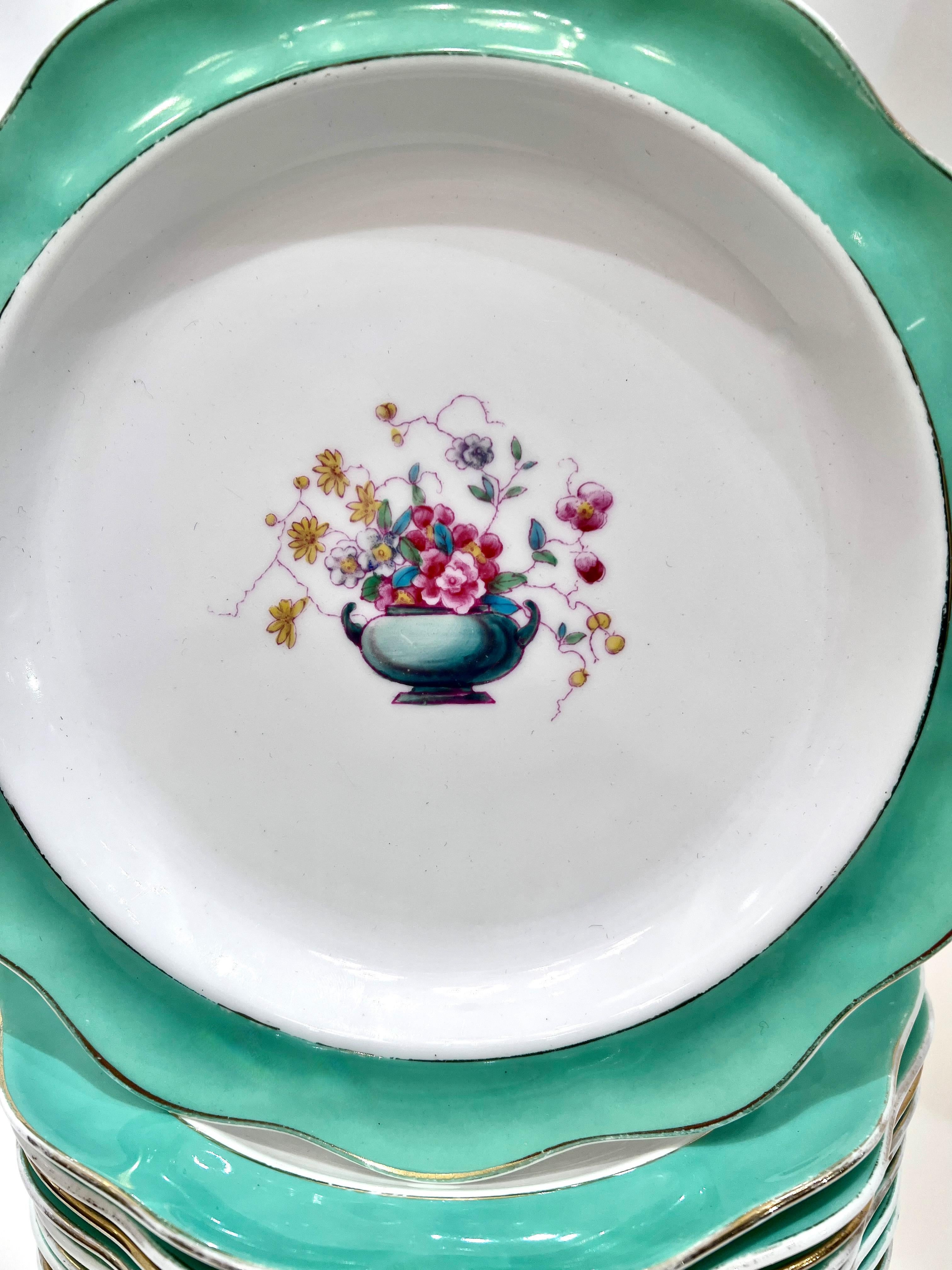 20th Century Royal Doulton Luncheon Plates, Set of 14 For Sale