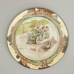 Vintage Royal Doulton Motoring Plate, A Nerve Tonic