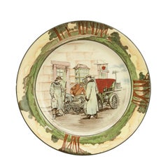 Antique Royal Doulton Motoring Plate