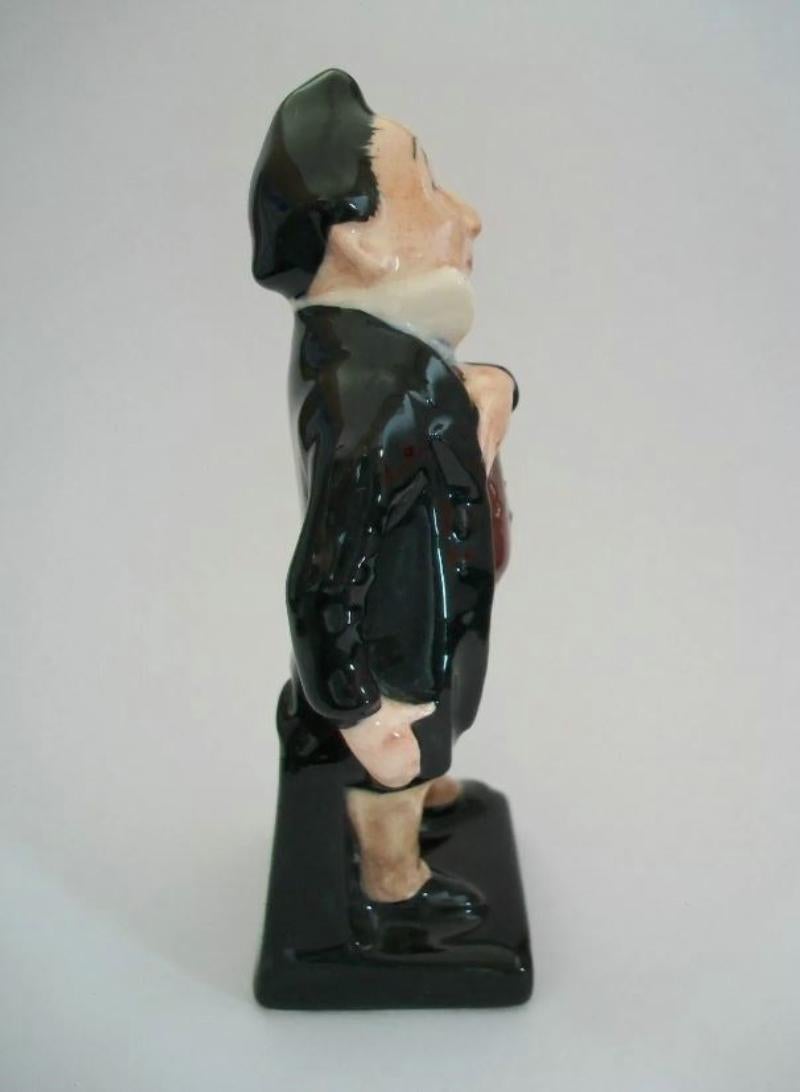 English ROYAL DOULTON - 'Pecksniff' - Vintage Dickens Figurine - U.K. - Mid 20th Century For Sale