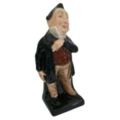 ROYAL DOULTON - 'Pecksniff' - Figurilla Vintage Dickens - Reino Unido - Mediados del siglo XX