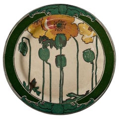 Antique Royal Doulton Poppy Dinner Plate