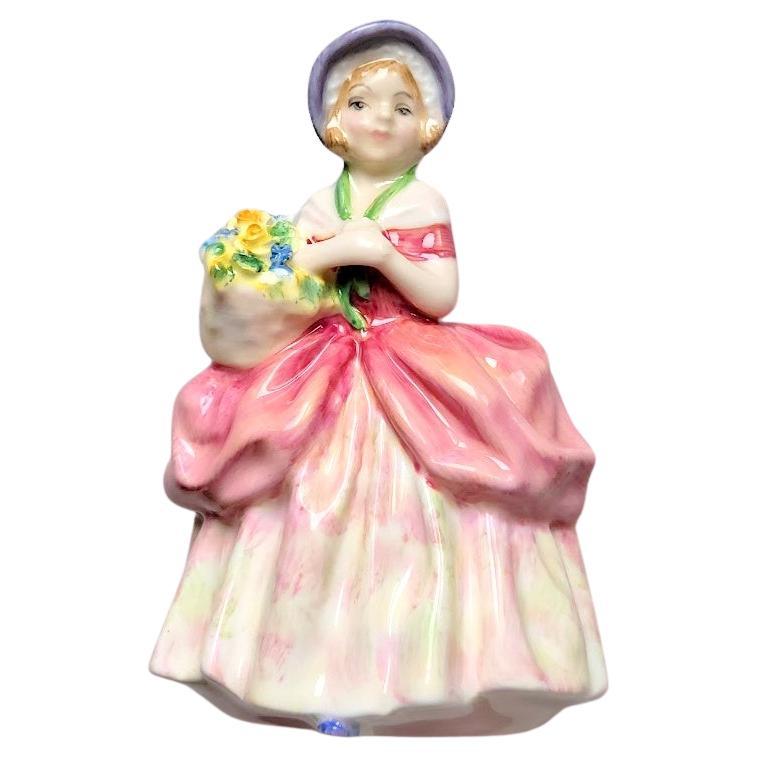 Royal Doulton Porcelain Figurine Cissie HN 1809 For Sale