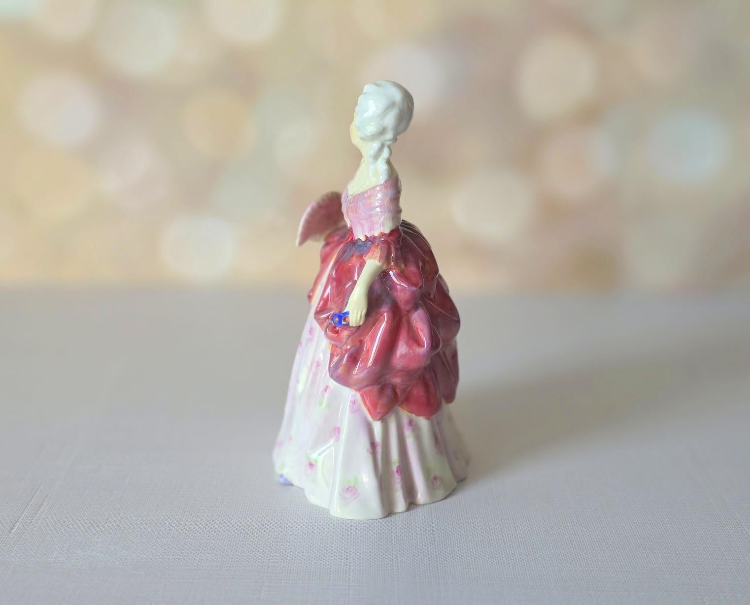 Royal Doulton Porcelain Figurine Fleurette In Good Condition For Sale In Chesterland, OH