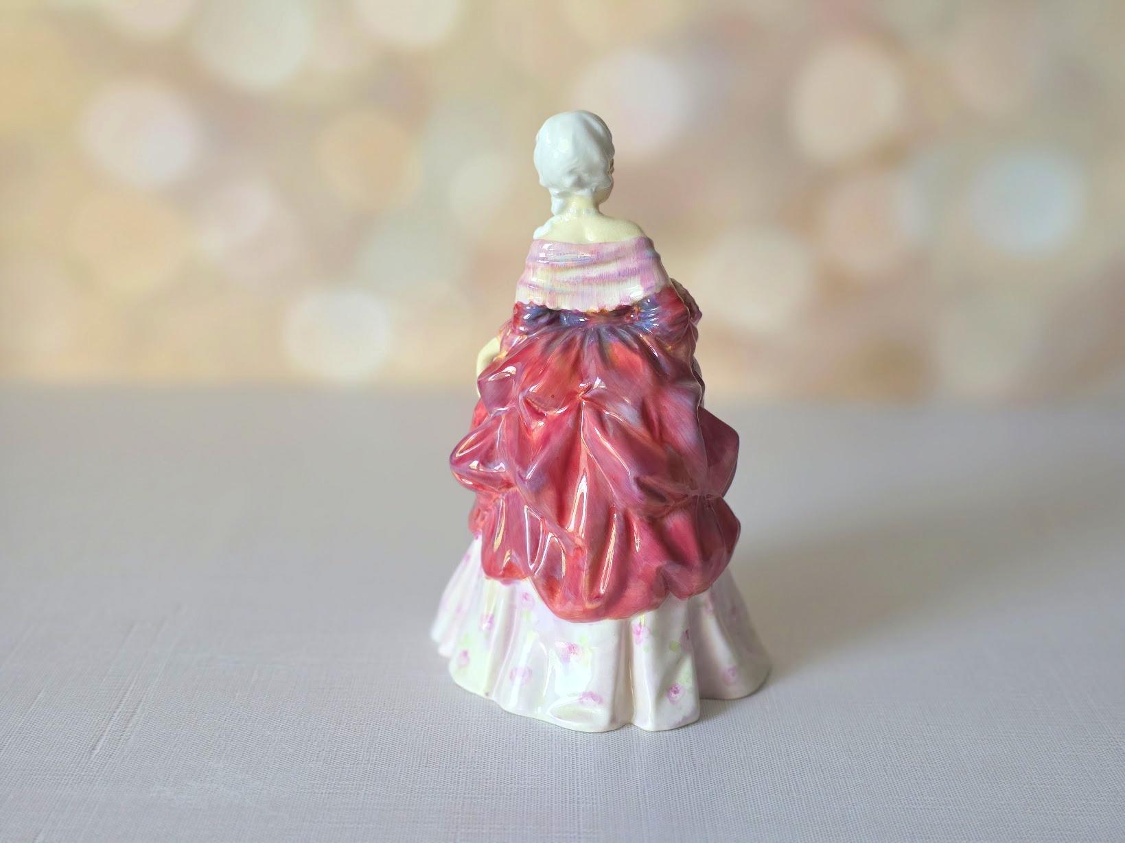 Women's or Men's Royal Doulton Porcelain Figurine Fleurette For Sale