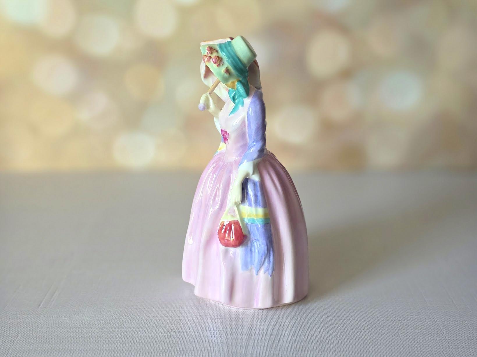Women's or Men's Royal Doulton Porcelain Figurine Miss Demure For Sale