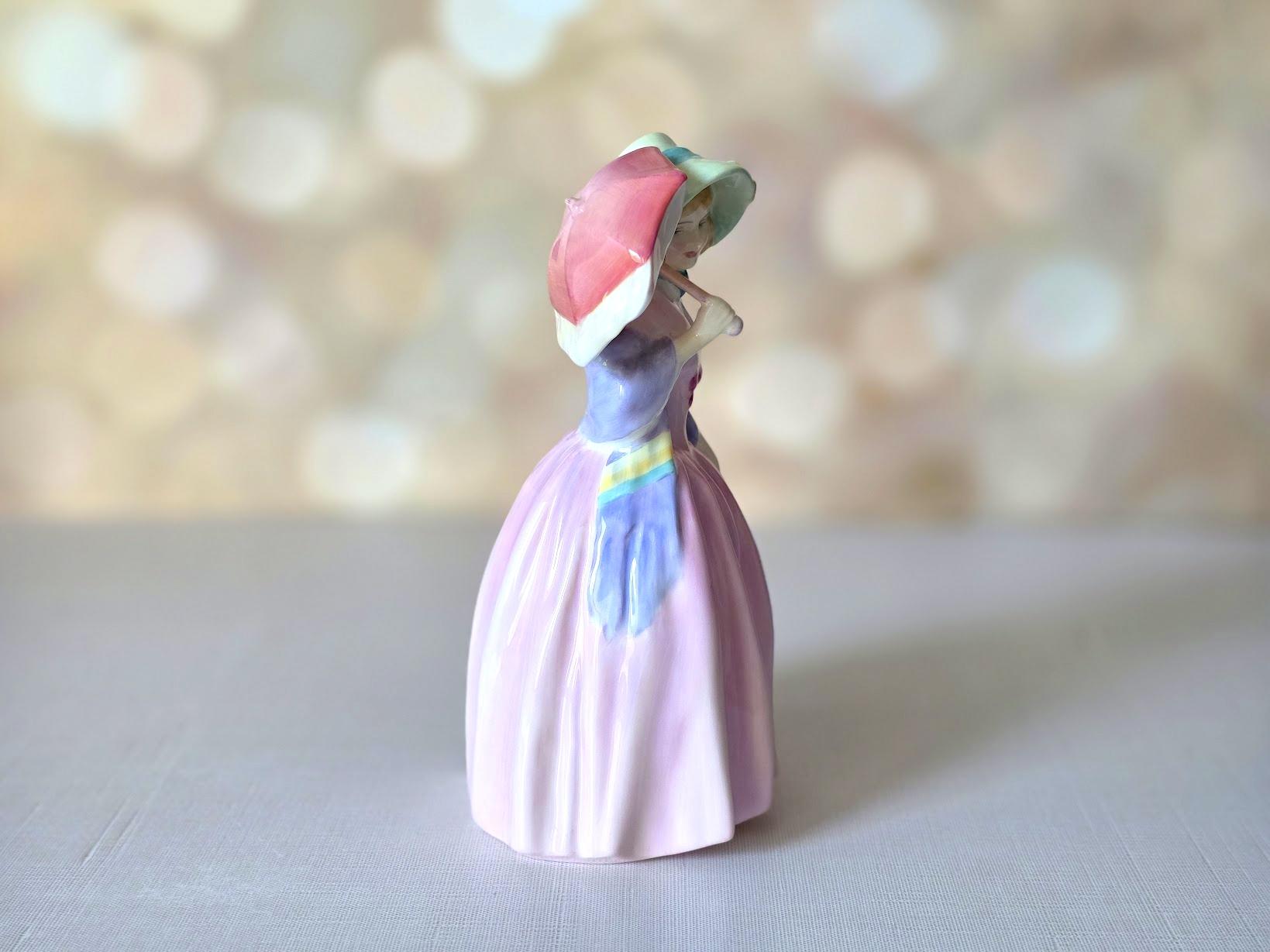 Royal Doulton Porcelain Figurine Miss Demure For Sale 2