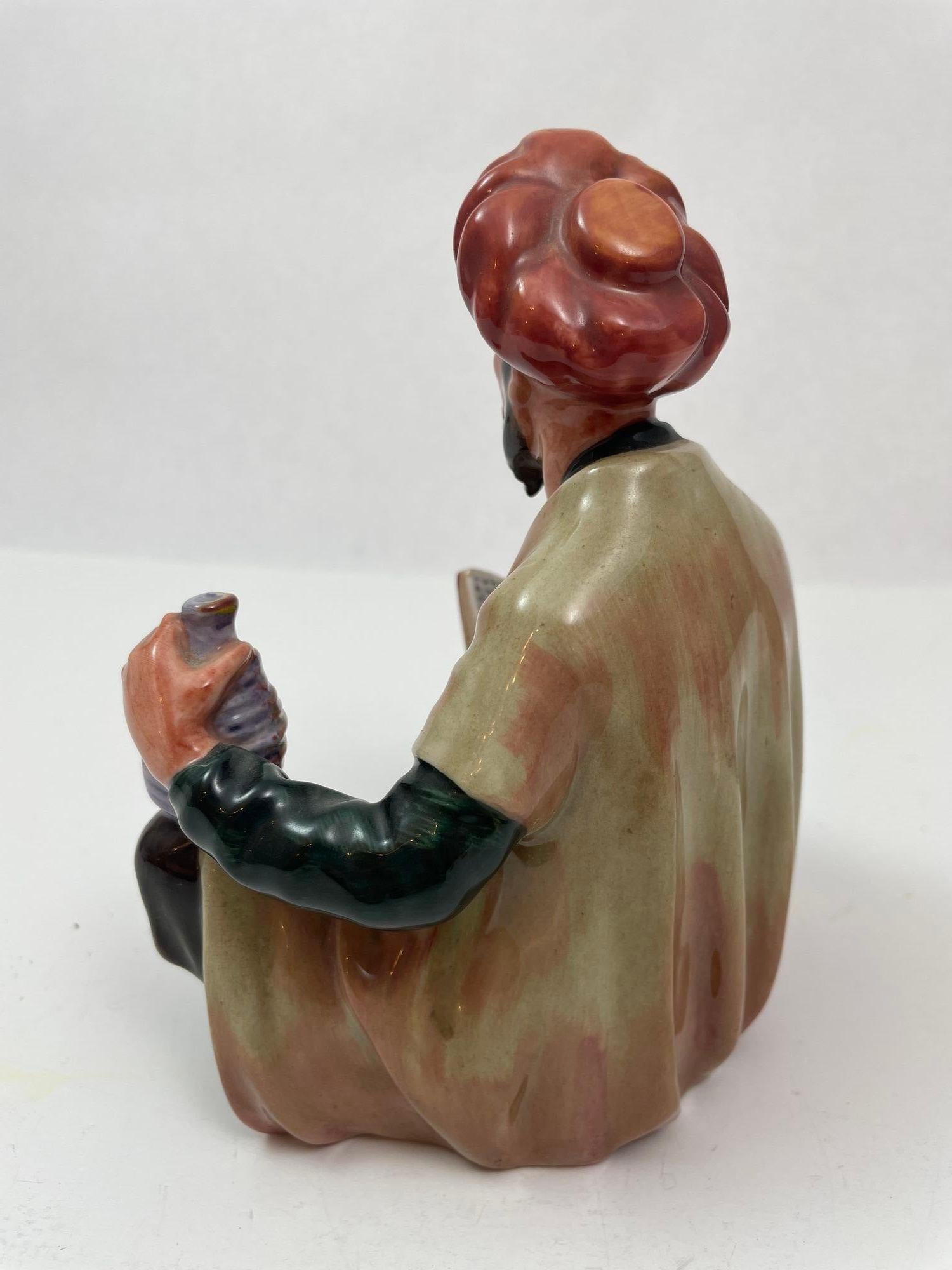 English Royal Doulton Porcelain Figurine “Omar Khayyam” Persian Scholar 1964 For Sale