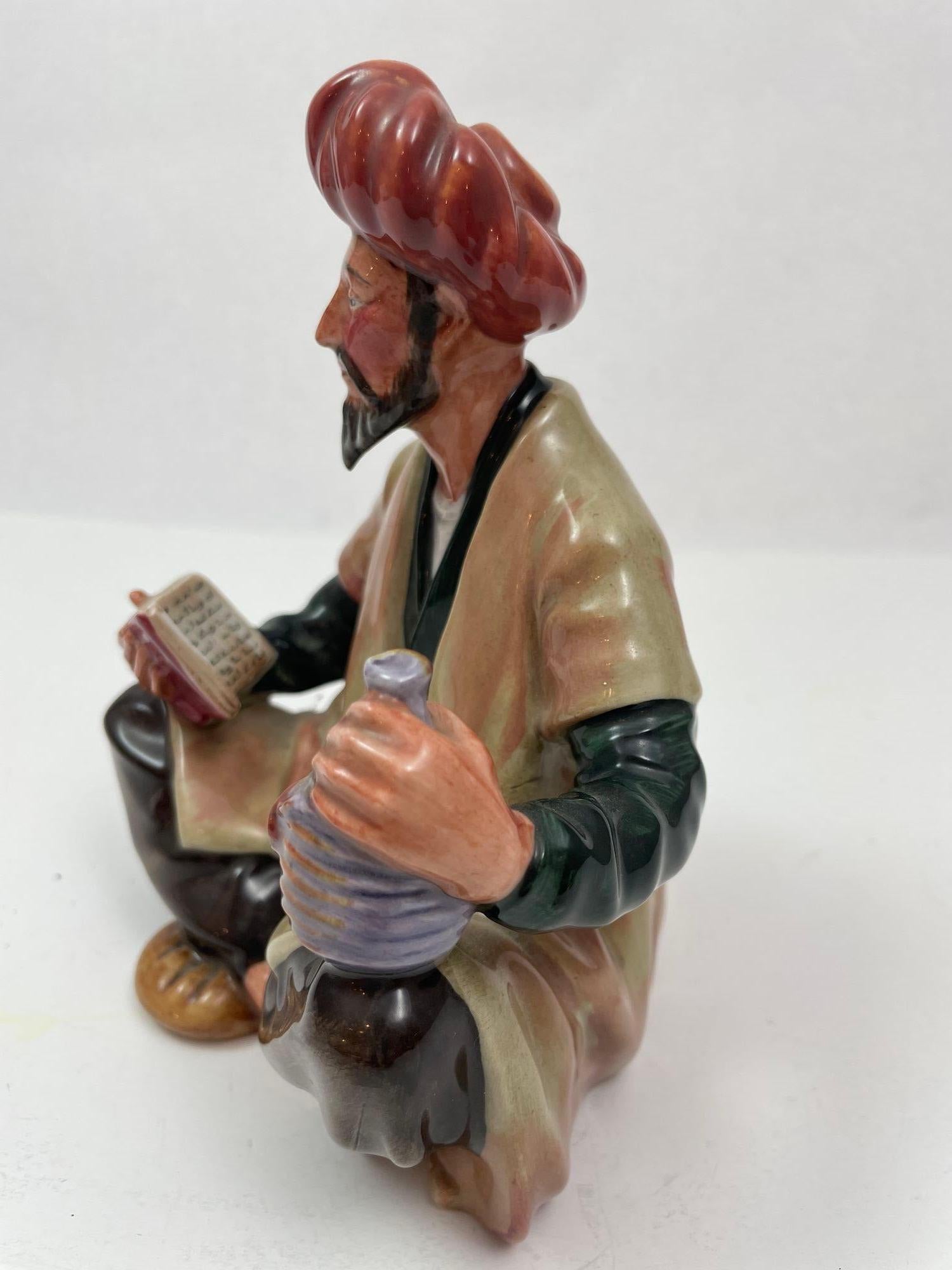 Royal Doulton Porcelain Figurine “Omar Khayyam” Persian Scholar 1964 For Sale 2