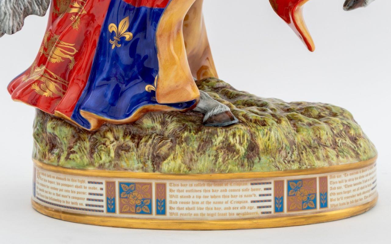Porcelana Royal Doulton Enrique V en Agincourt, HN3947 Pintado a mano en venta