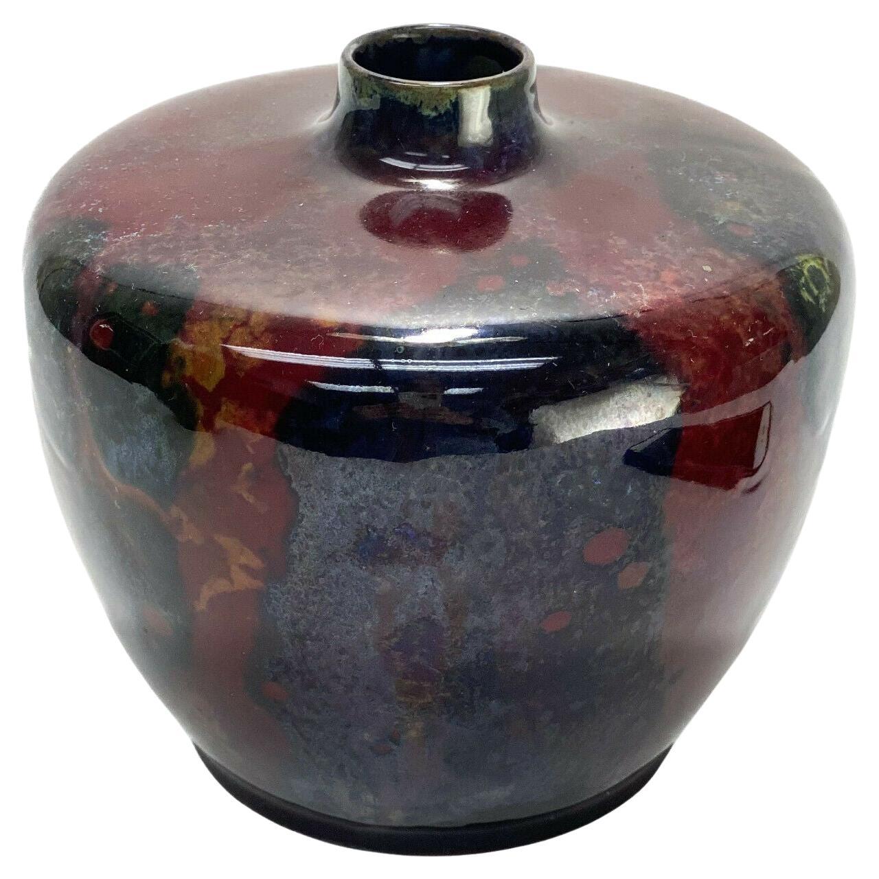 Vase Flambe en porcelaine Royal Doulton « Sung Ware » de Fred Allen, début du 20e siècle