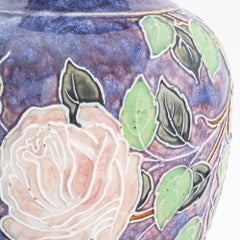 Vasi in gres Royal Doulton "Rose" come lampade, 2