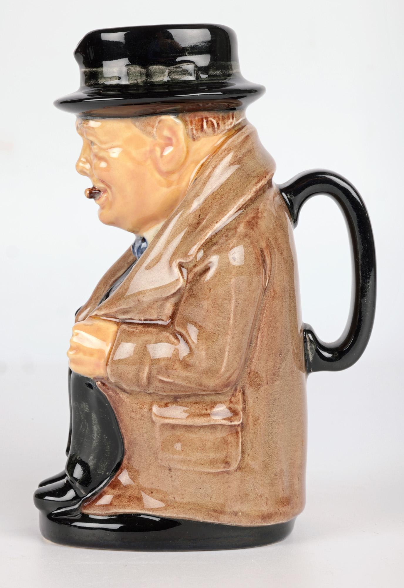 Royal Doulton Scarce Winston Churchill Character Jug 1940 For Sale 3