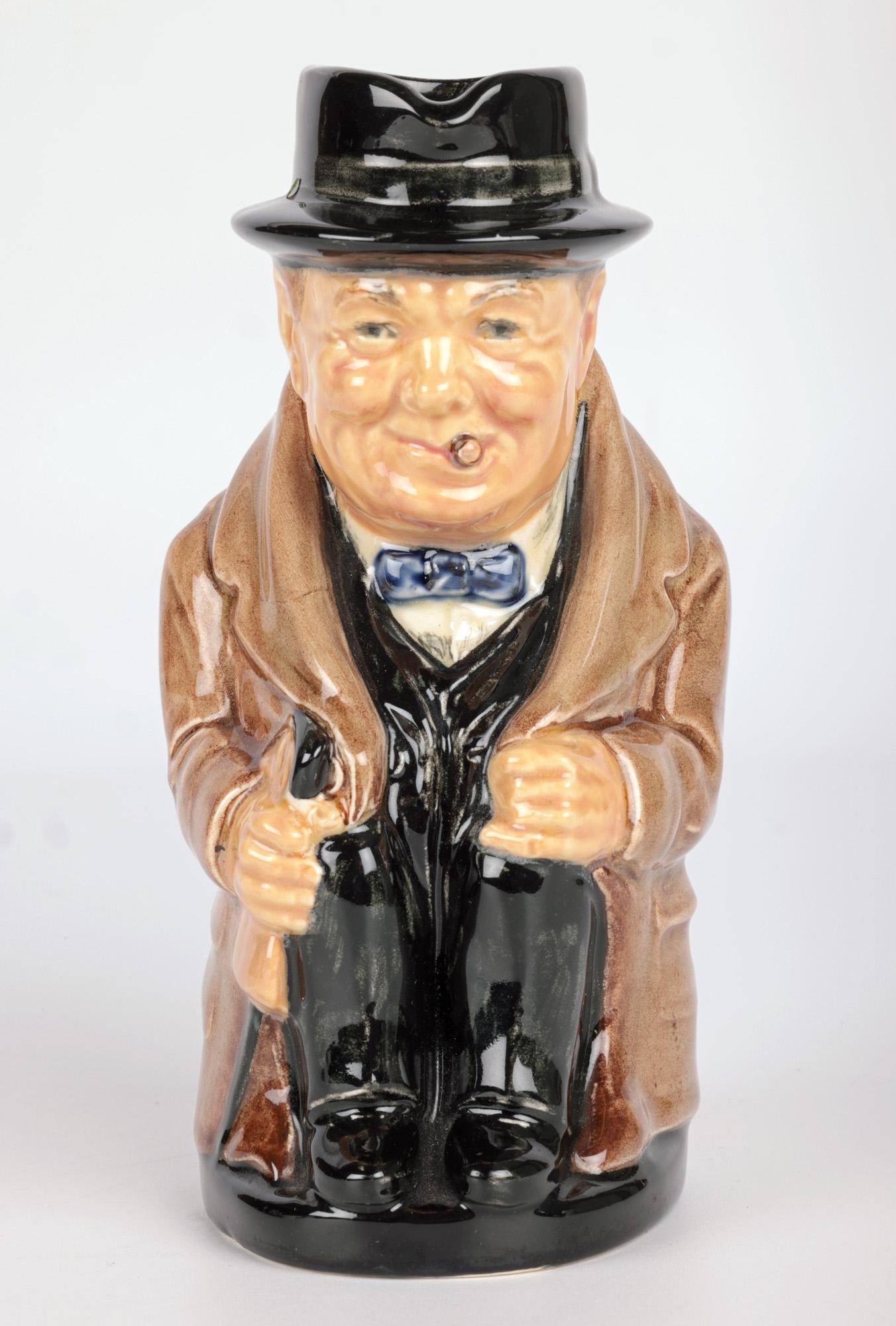 Royal Doulton Scarce Winston Churchill Character Jug 1940 For Sale 5