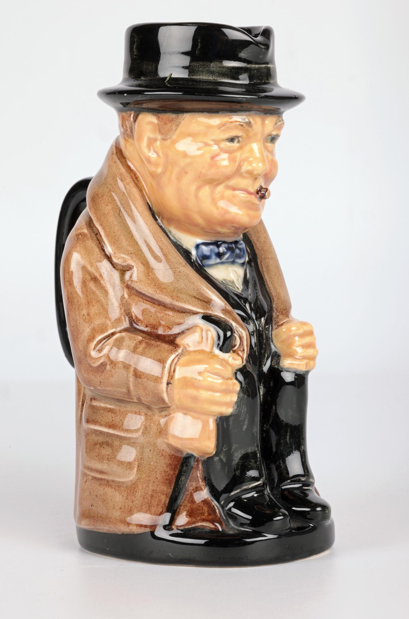 Royal Doulton Scarce Winston Churchill Character Jug 1940 For Sale 7