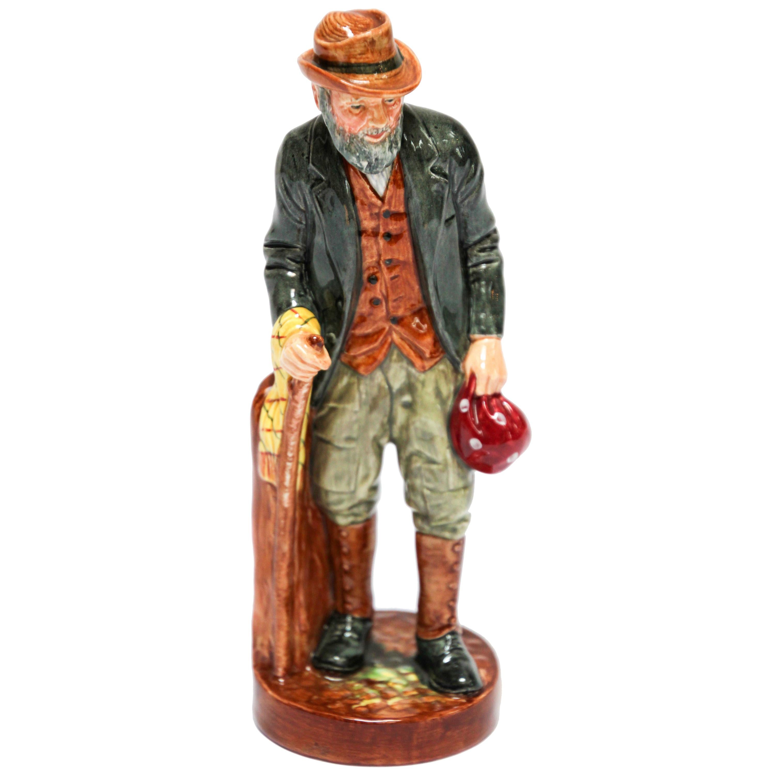 Royal Doulton "The Gaffer" British Porcelain Figurine For Sale