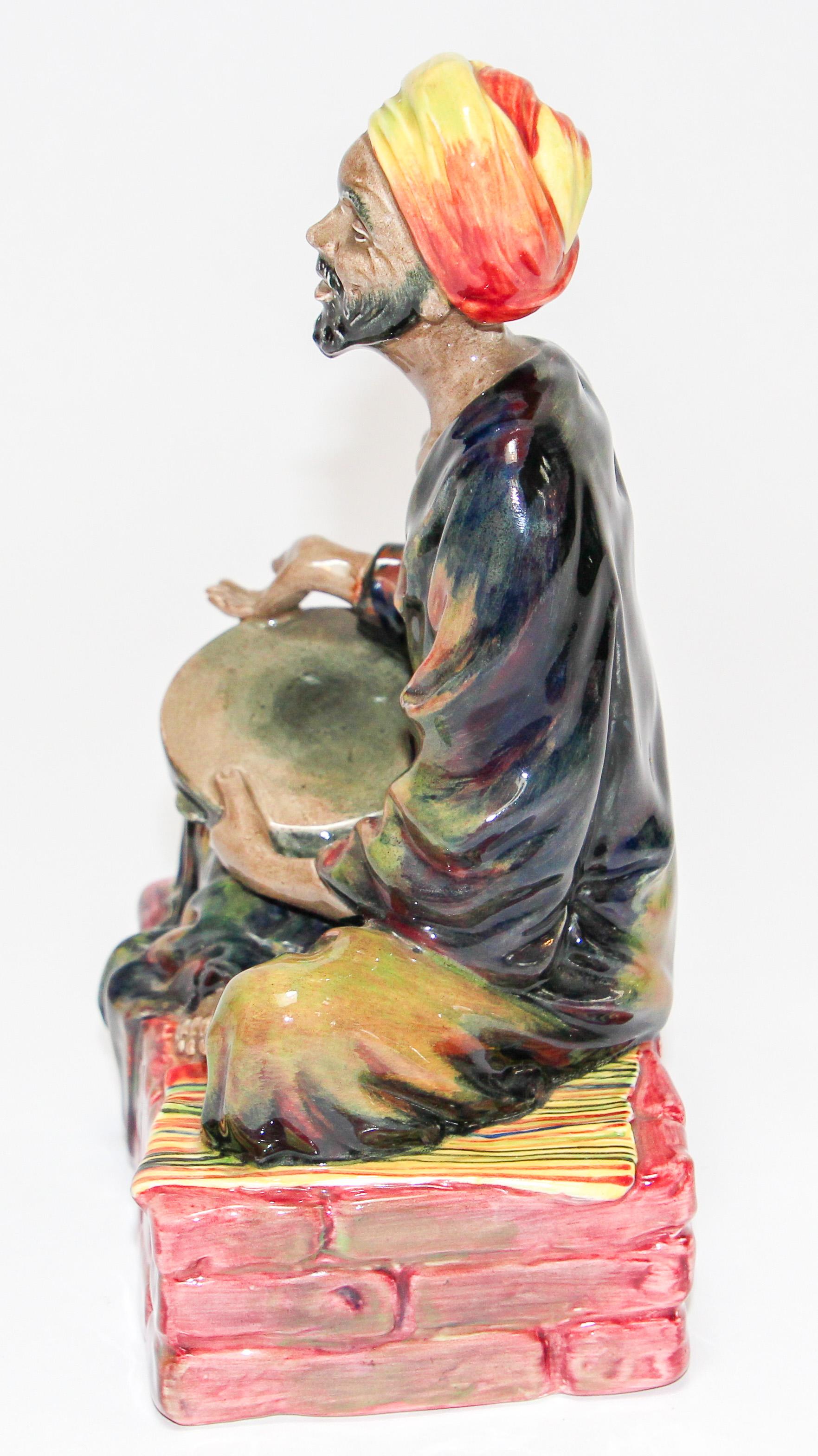 Folk Art Royal Doulton Porcelain Figurine, 