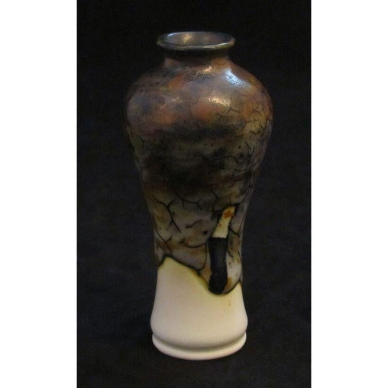 Unusual and experimental Royal Doulton vase in a Chang-like glaze Circa 1920.

Dimensions: 12.5cm high

Complimentary insured postage.
14 Day money back guarantee.
BADA member – buy the best from the best.