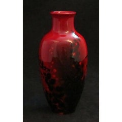 Royal Doulton Vase Decorated with Fish in a Seascape, circa 1920s