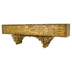 Royal Dresser, Handcrafted by Rafael Calvo using Pecky Cypress and Gold Leaf