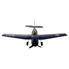 Modello di aereo della Royal Dutch Navy Grumman Avanger TBM3 1960