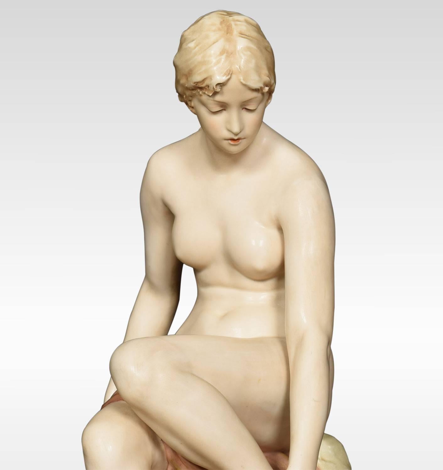 20th Century Royal Dux Bohemia Porcelain Figure