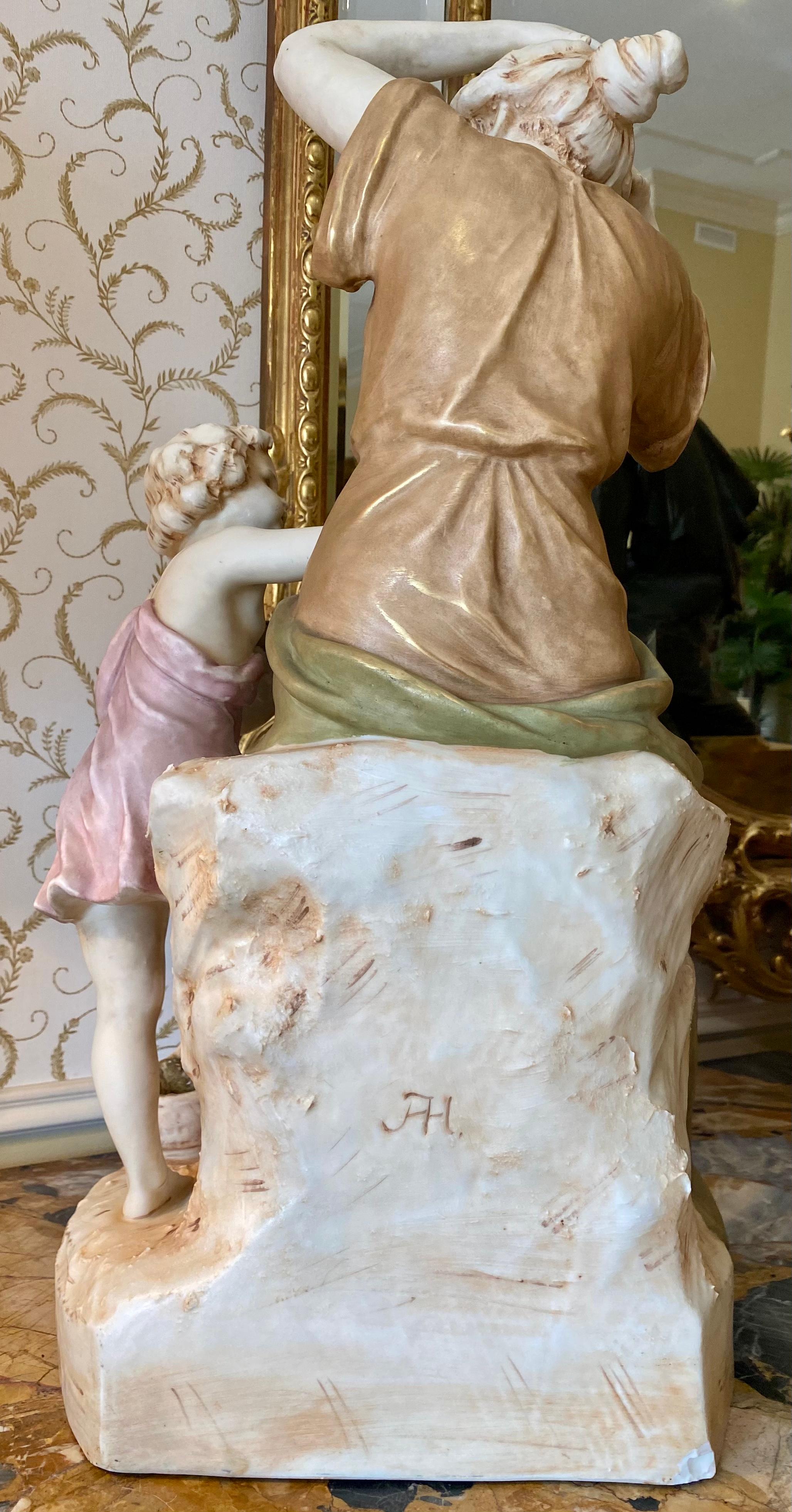 Royal Dux Bohemia, Gruppo di porcellana XX secolo in vendita 7