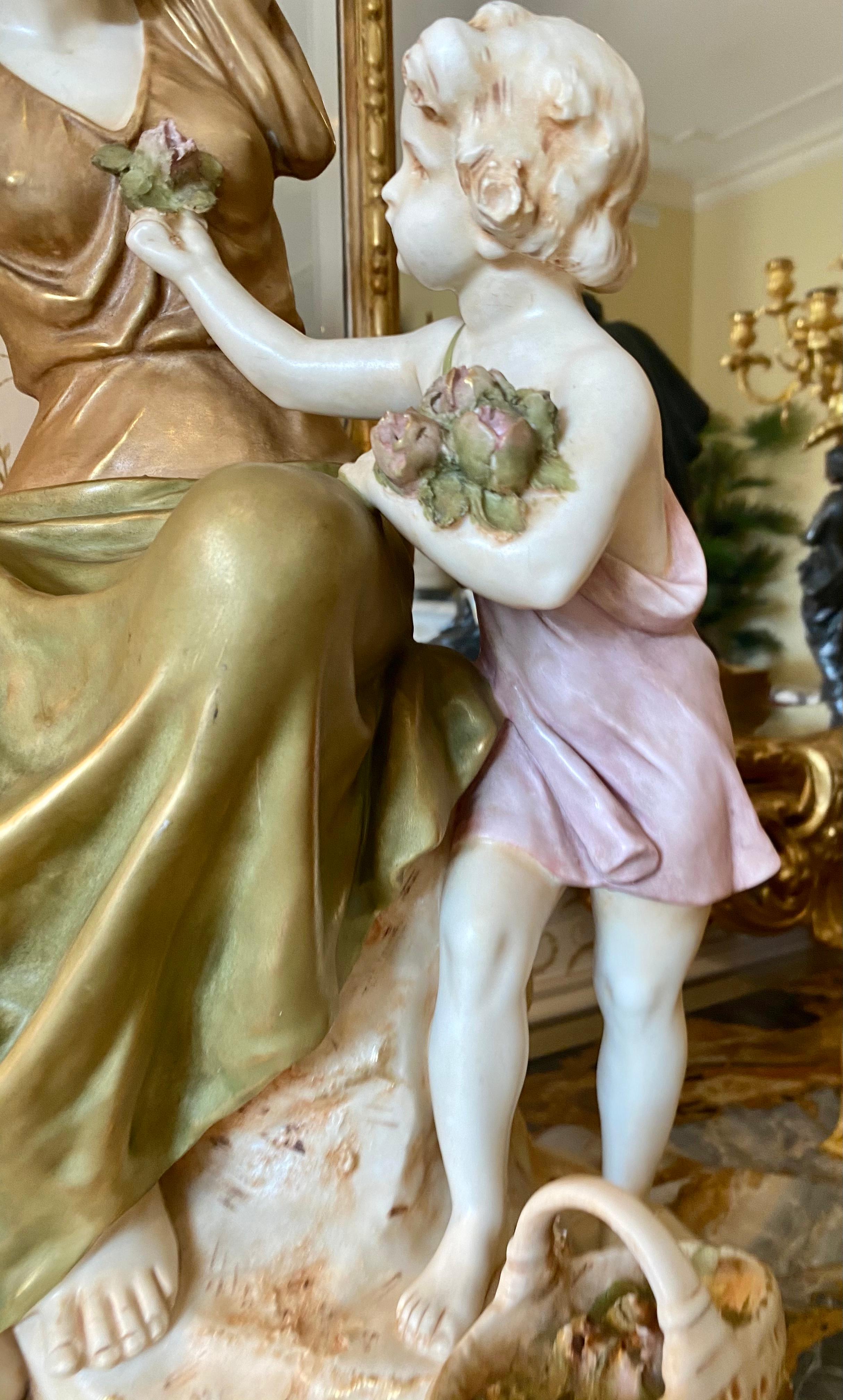 Royal Dux Bohemia, Gruppo di porcellana XX secolo in vendita 12