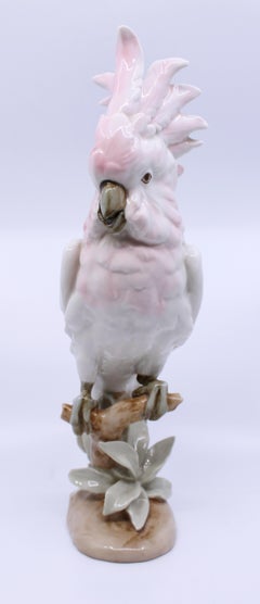 Royal Dux Cockatoo Bird Sculpture