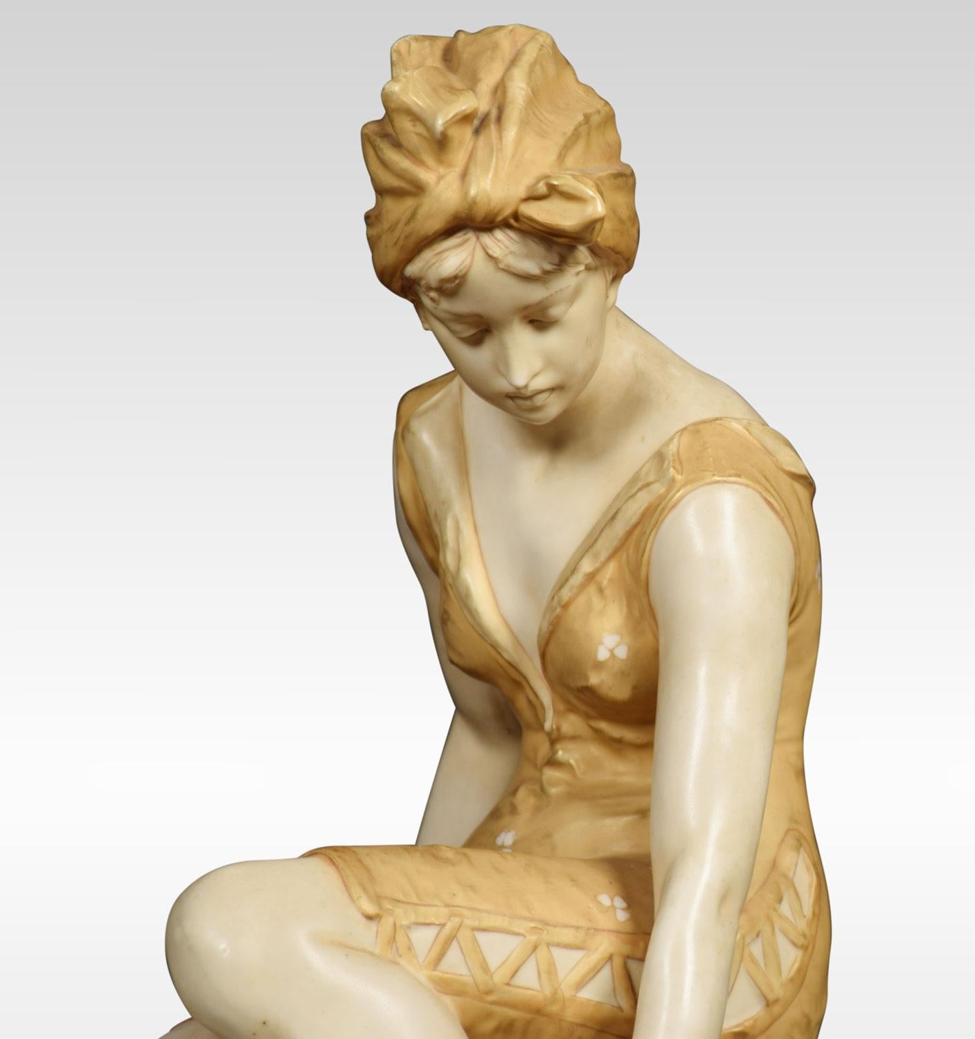 20th Century Royal Dux Porcelain Figure