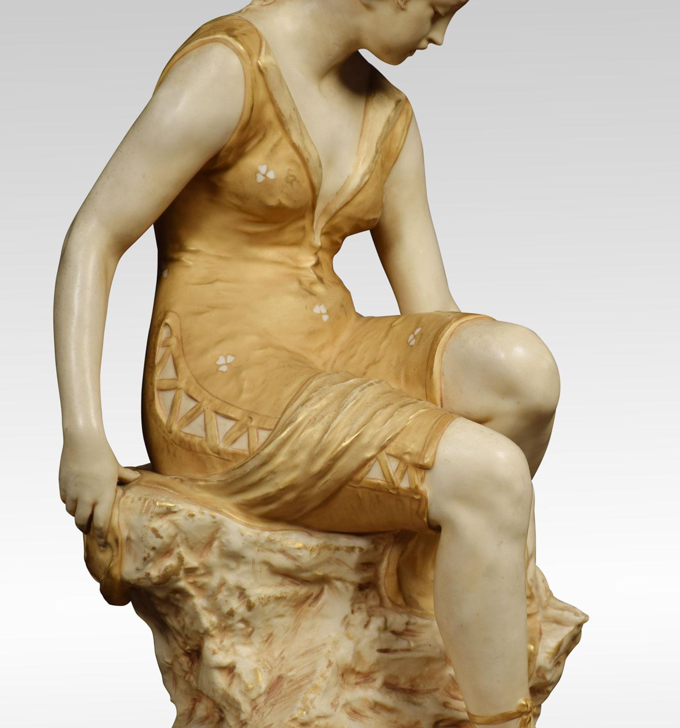 Royal Dux Porcelain Figure 2