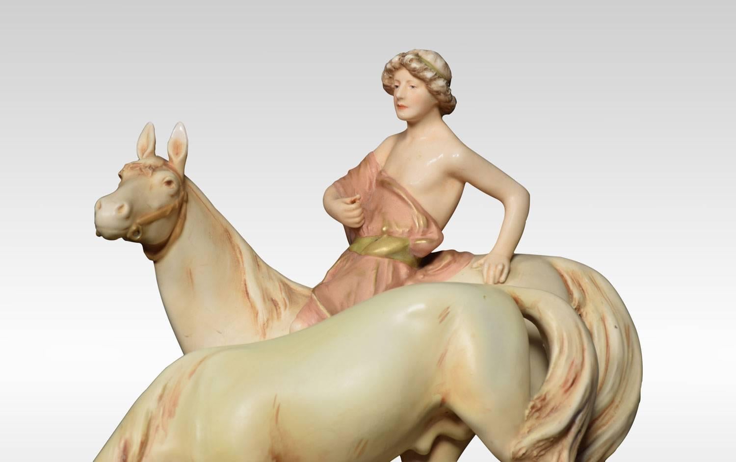 Czech Royal Dux Porcelain Figure Group
