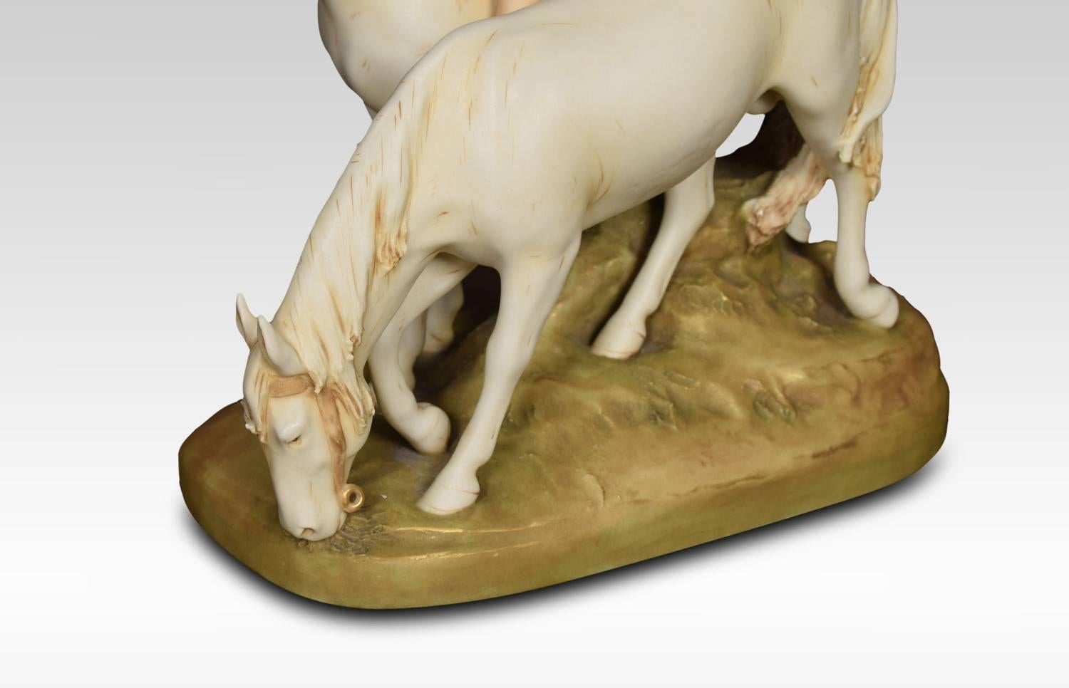 20th Century Royal Dux Porcelain Figure Group