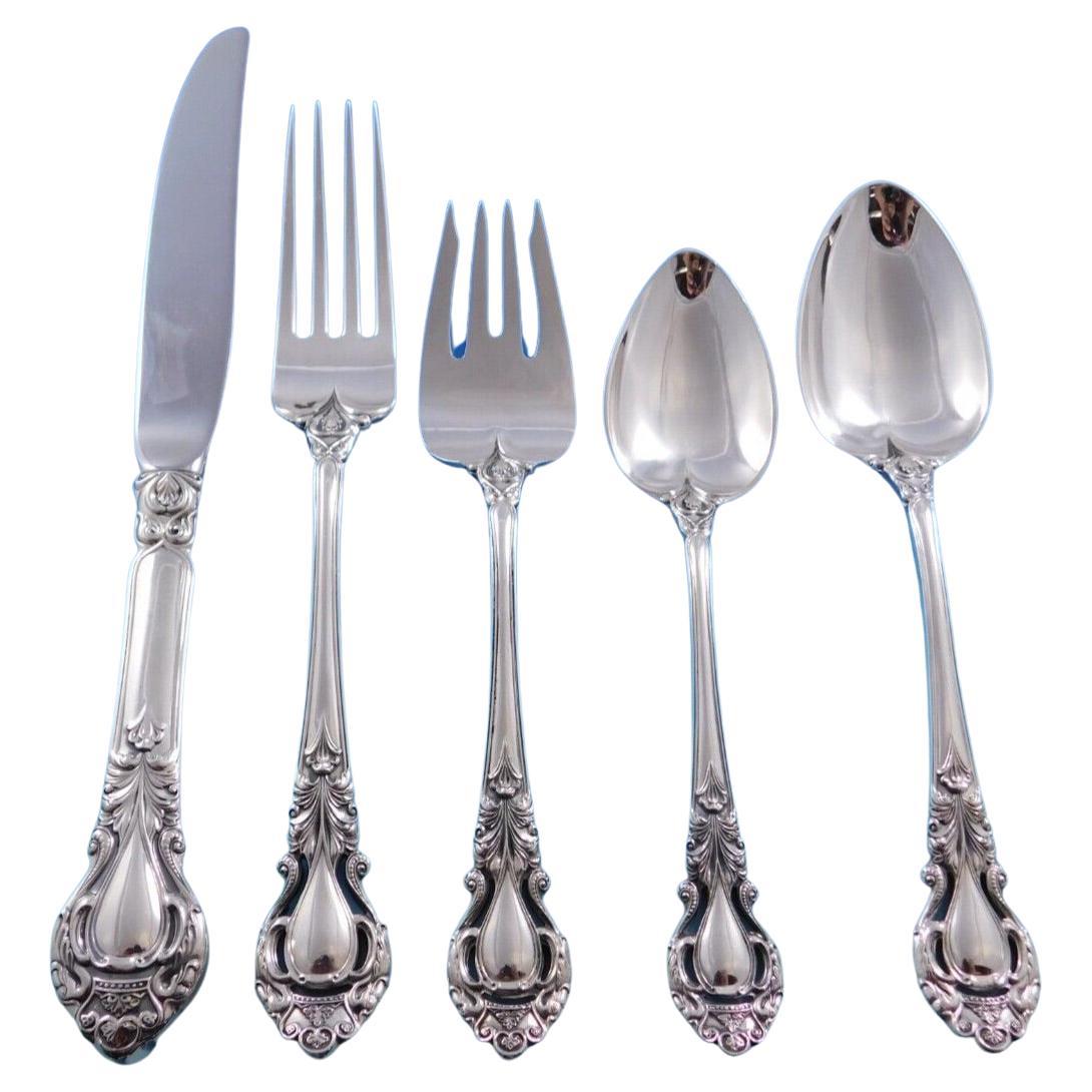 Royal Dynasty by Stieff Sterling Silver Flatware Set for 12 Service 60 pieces en vente