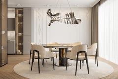 Royal Ebony Dining Table by Memoir Essence