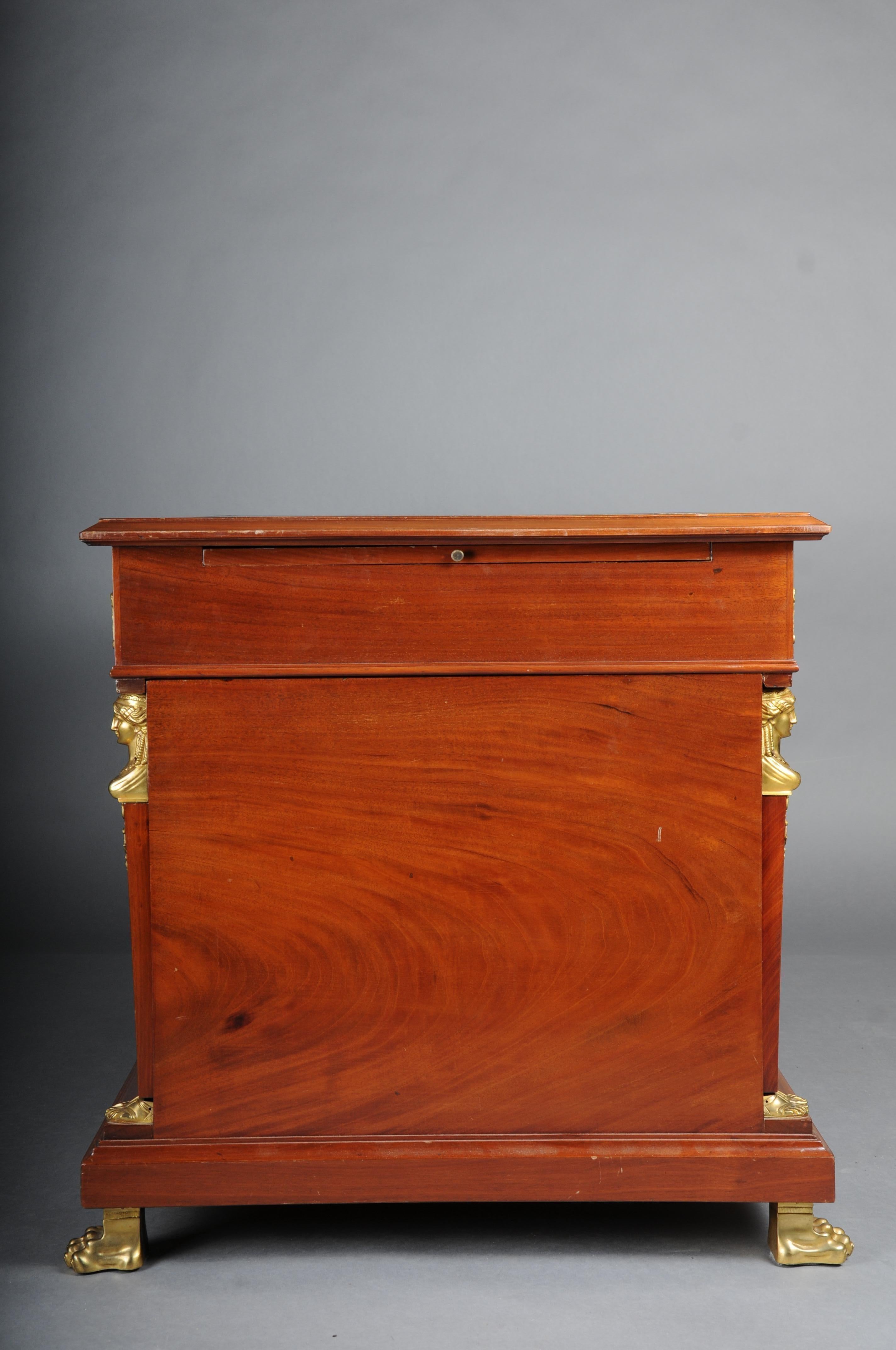 Royal Empire Desk/Bureau Plat, Gilt Bronze, 19th Century For Sale 8