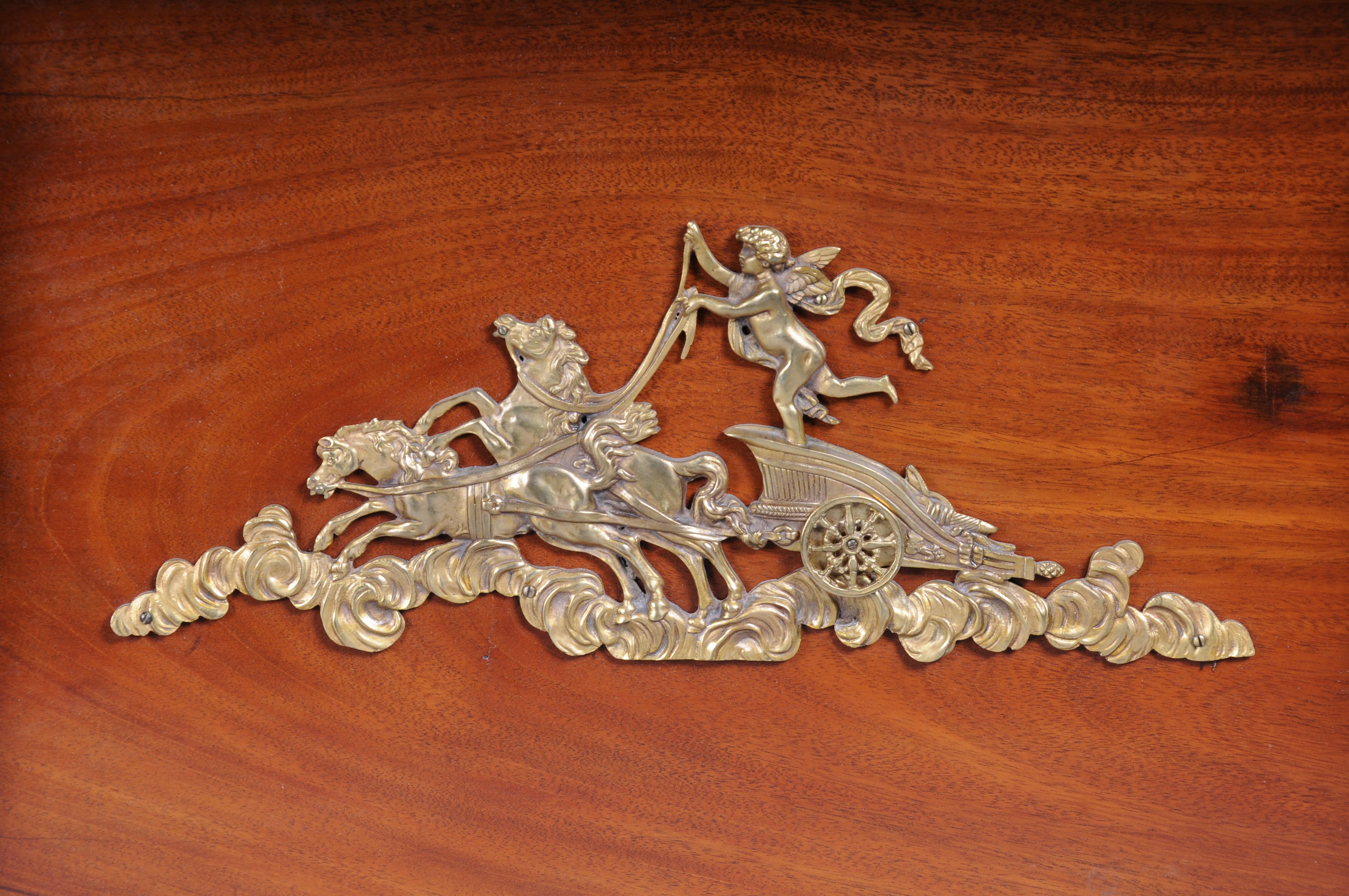 Bureau/plaque de château royale, bronze doré, 19ème siècle en vente 8