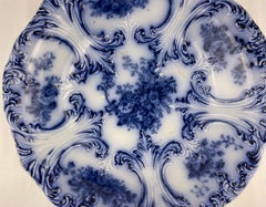 Bol en porcelaine bleu et blanc Royal England de Wood & Son
